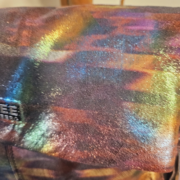 Aimee Kestenberg Metaliic Tie Dye Messenger NWT - Picture 5 of 8